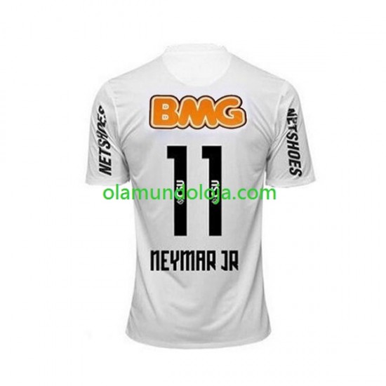 Camisola Santos FC Neymar JR 11 -2012 Retro Homem Equipamento Primeiro 2011 Manga Curta